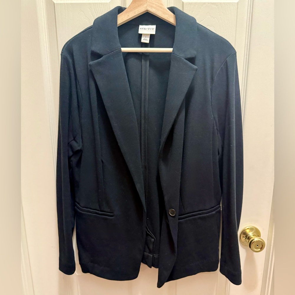 Navy Blue Women's Blazer by